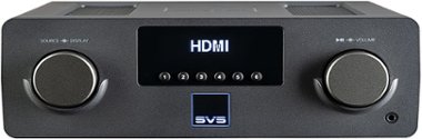 SVS - Prime Wireless Pro SoundBase 300W 2.1-Ch. Integrated Amplifier - Black - Front_Zoom