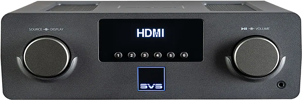 Front. SVS - Prime Wireless Pro SoundBase 300W 2.1-Ch. Integrated Amplifier - Black.