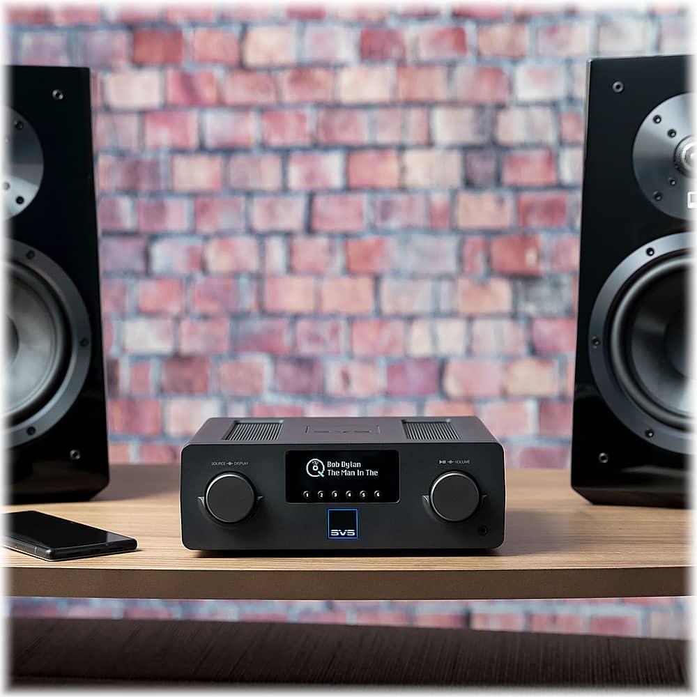 Alt View 12. SVS - Prime Wireless Pro SoundBase 300W 2.1-Ch. Integrated Amplifier - Black.