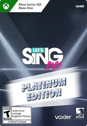 Front. Deep Silver - Let's Sing 2023. - T (Teen 13+)