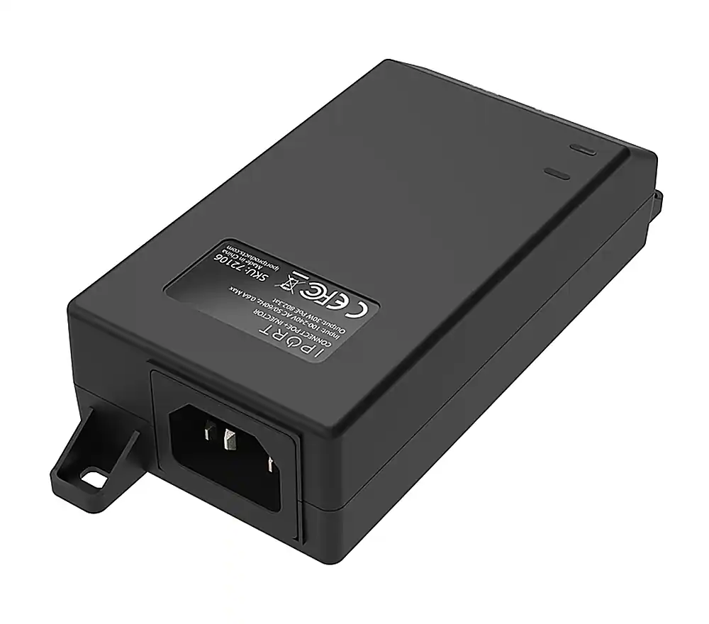 Front. iPort - CONNECT - POE+ INJECTOR (Each) - Black.