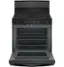 Angle. GE - GE 30” Free-standing Electric Radiant Smooth Cooktop Range - Black.