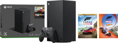 Microsoft - Xbox Series X 1TB Console - Forza Horizon 5 Bundle - Black - Front_Zoom
