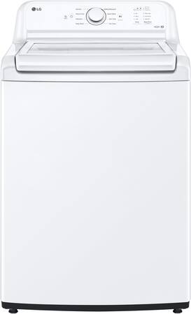 LG - 4.1 Cu. Ft. High-Efficiency Top Load Washer with TurboDrum Technology - White