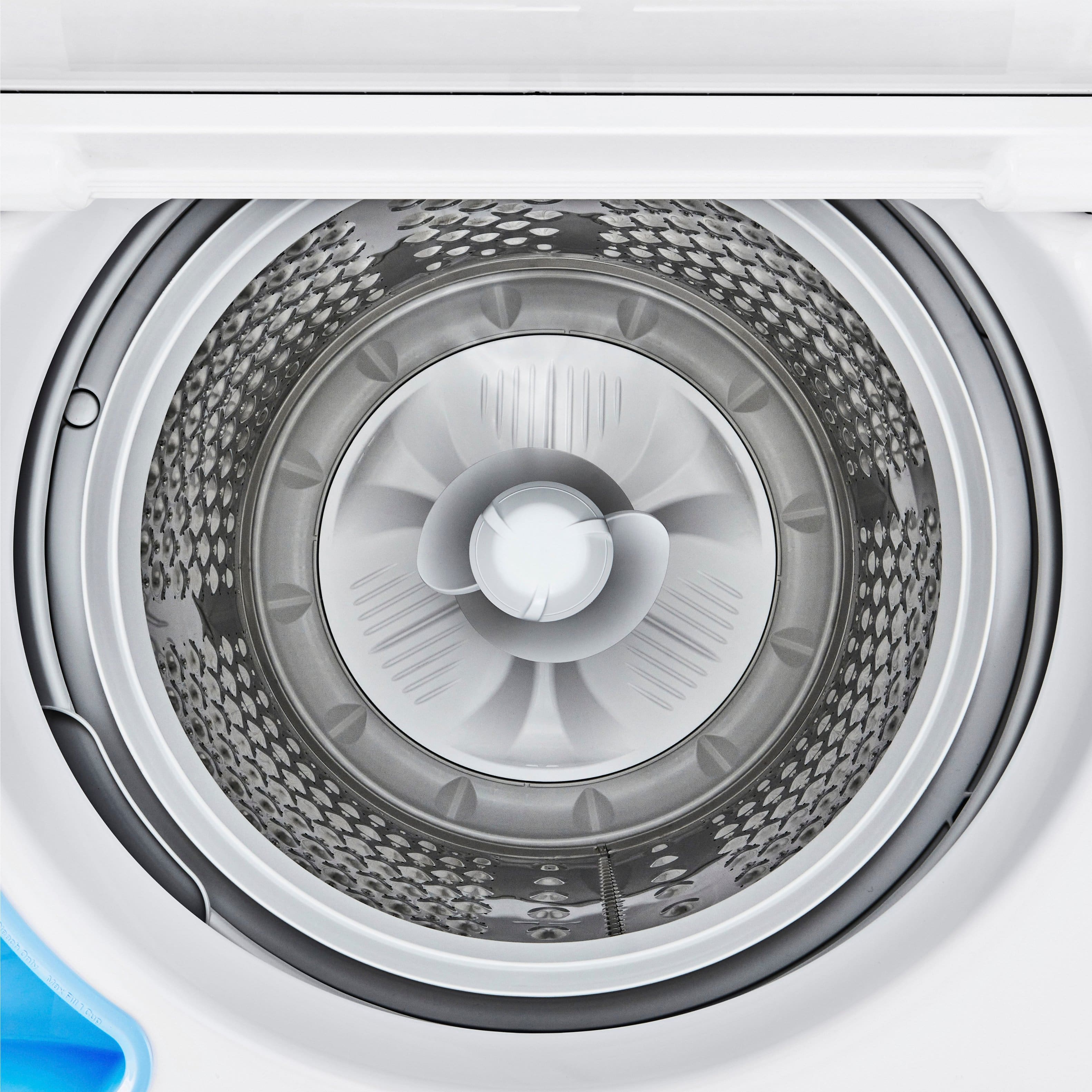 Alt View 24. LG - 4.1 Cu. Ft. High-Efficiency Top Load Washer with TurboDrum Technology - White.