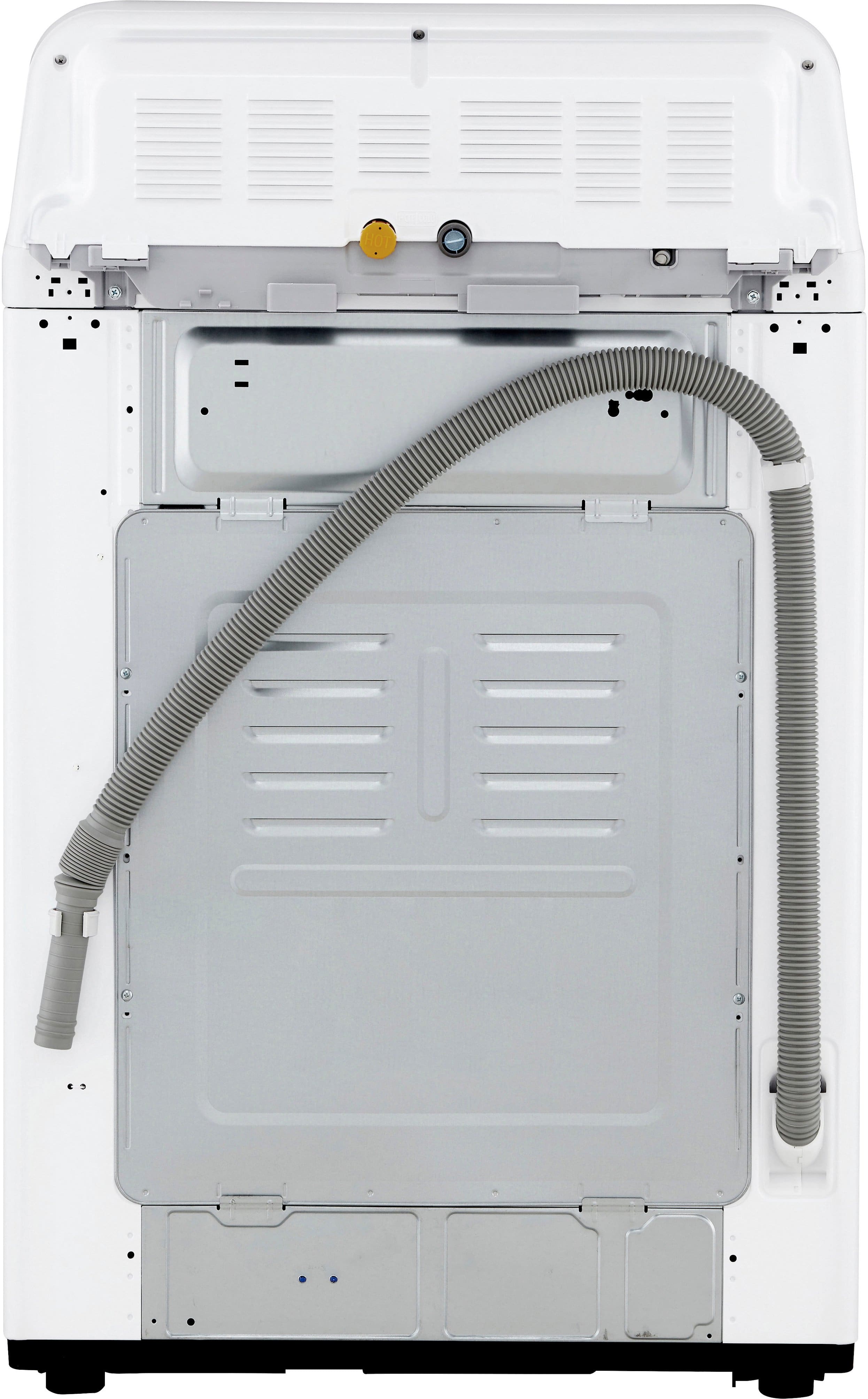 Alt View 28. LG - 4.1 Cu. Ft. High-Efficiency Top Load Washer with TurboDrum Technology - White.