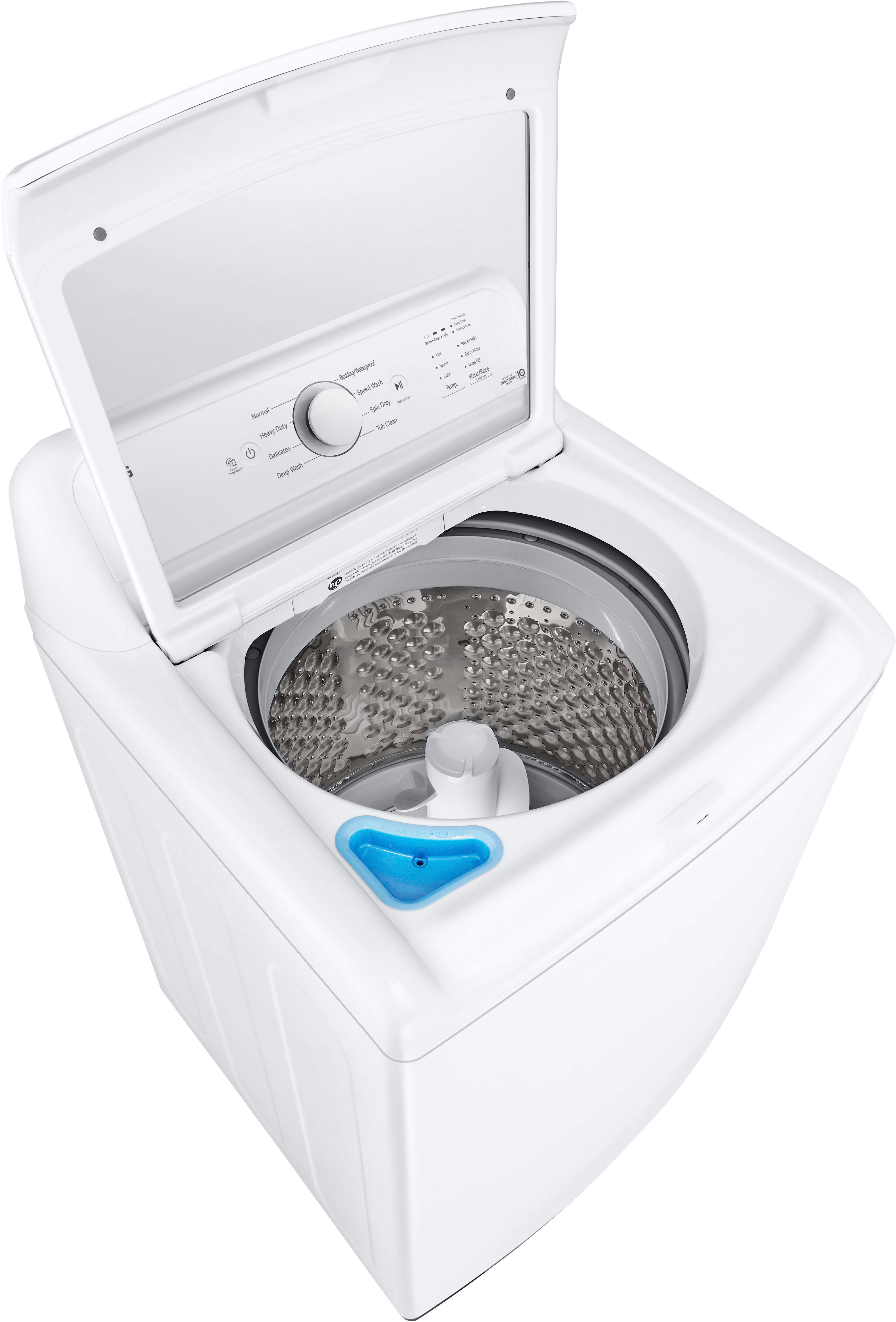 LG 4.1 Cu. Ft. Top Washer SlamProof Load - Buy with Glass Best White Lid WT6105CW