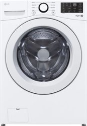 LG - 5.0 Cu. Ft. High-Efficiency Front Load Washer with 6Motion Technology - White - Front_Zoom