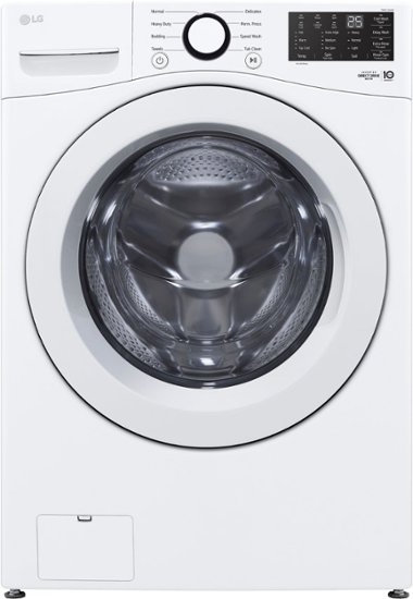 Package – LG – 5.0 Cu. Ft. Smart Front Load Washer with 6Motion Technology and 7.4 Cu. Ft. Smart Electric Dryer with Wrinkle Care – White