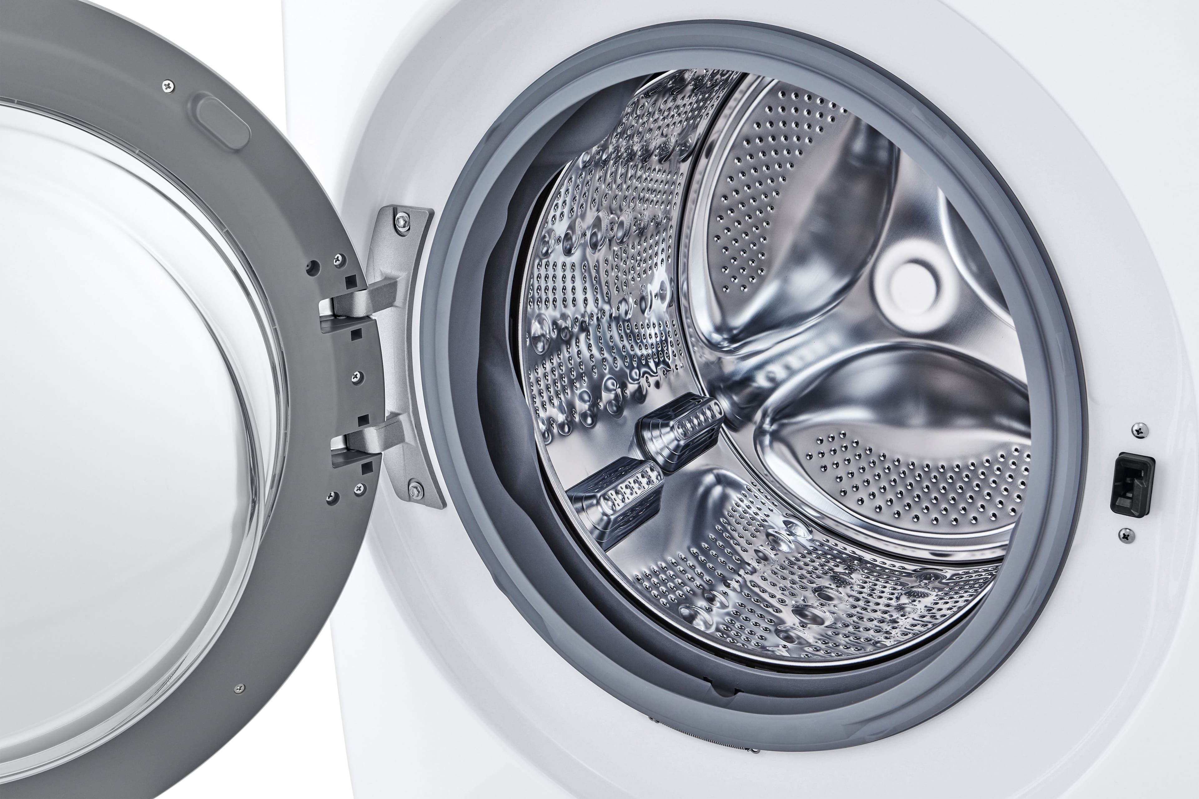 Alt View 16. LG - 5.0 Cu. Ft. High-Efficiency Front Load Washer with 6Motion Technology - White.