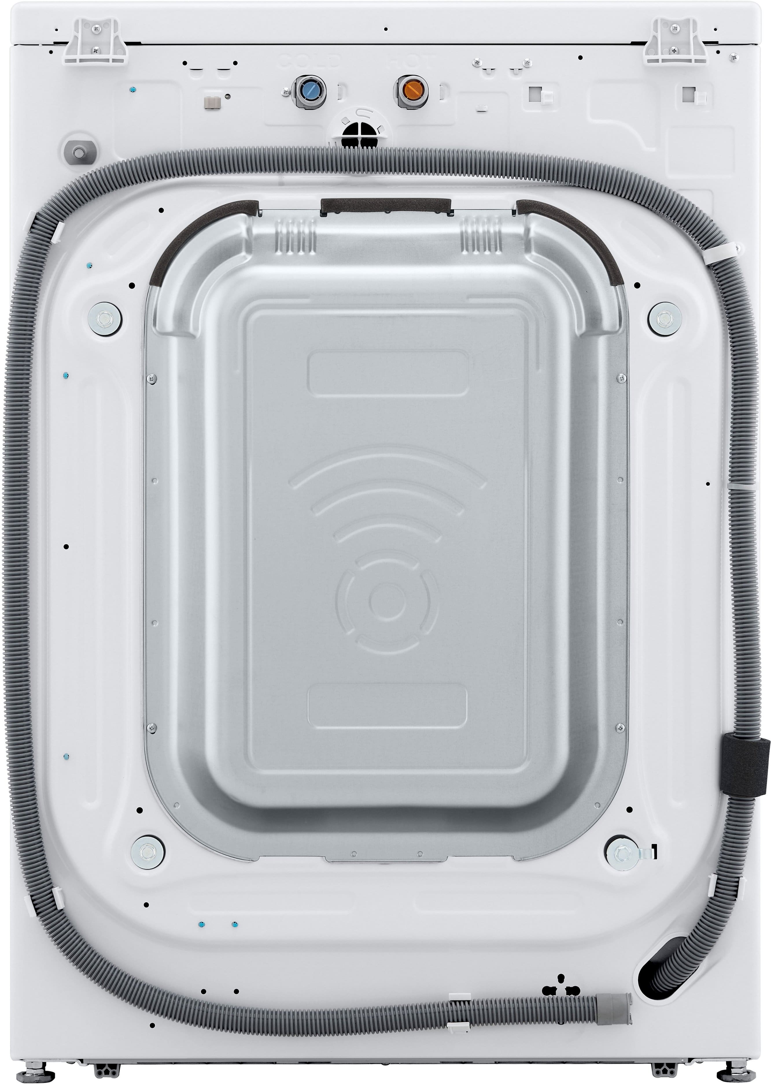 Alt View 18. LG - 5.0 Cu. Ft. High-Efficiency Front Load Washer with 6Motion Technology - White.