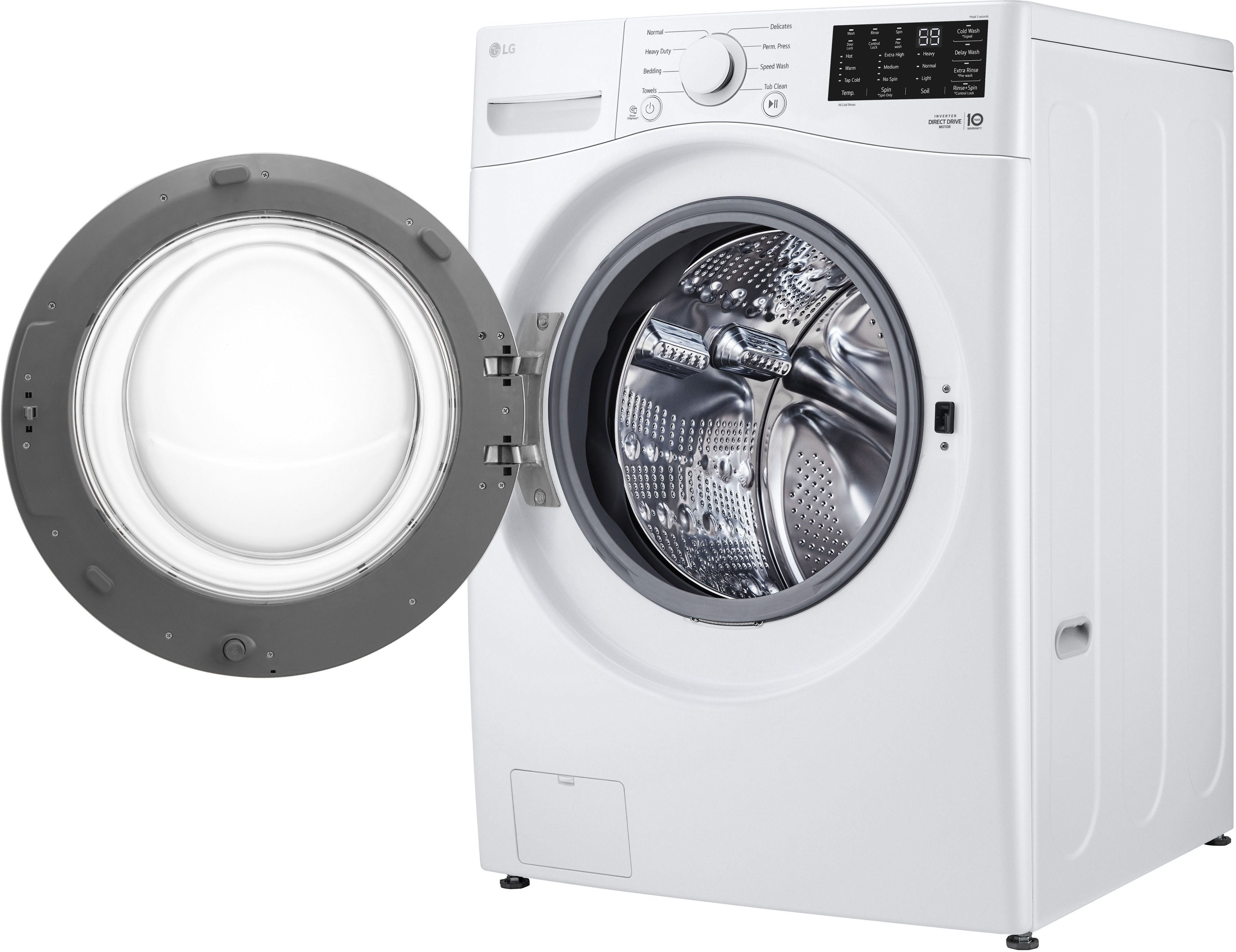 with Technology Load WM3470CW LG High-Efficiency Best Front Ft. 6Motion - White Washer 5.0 Buy Cu.