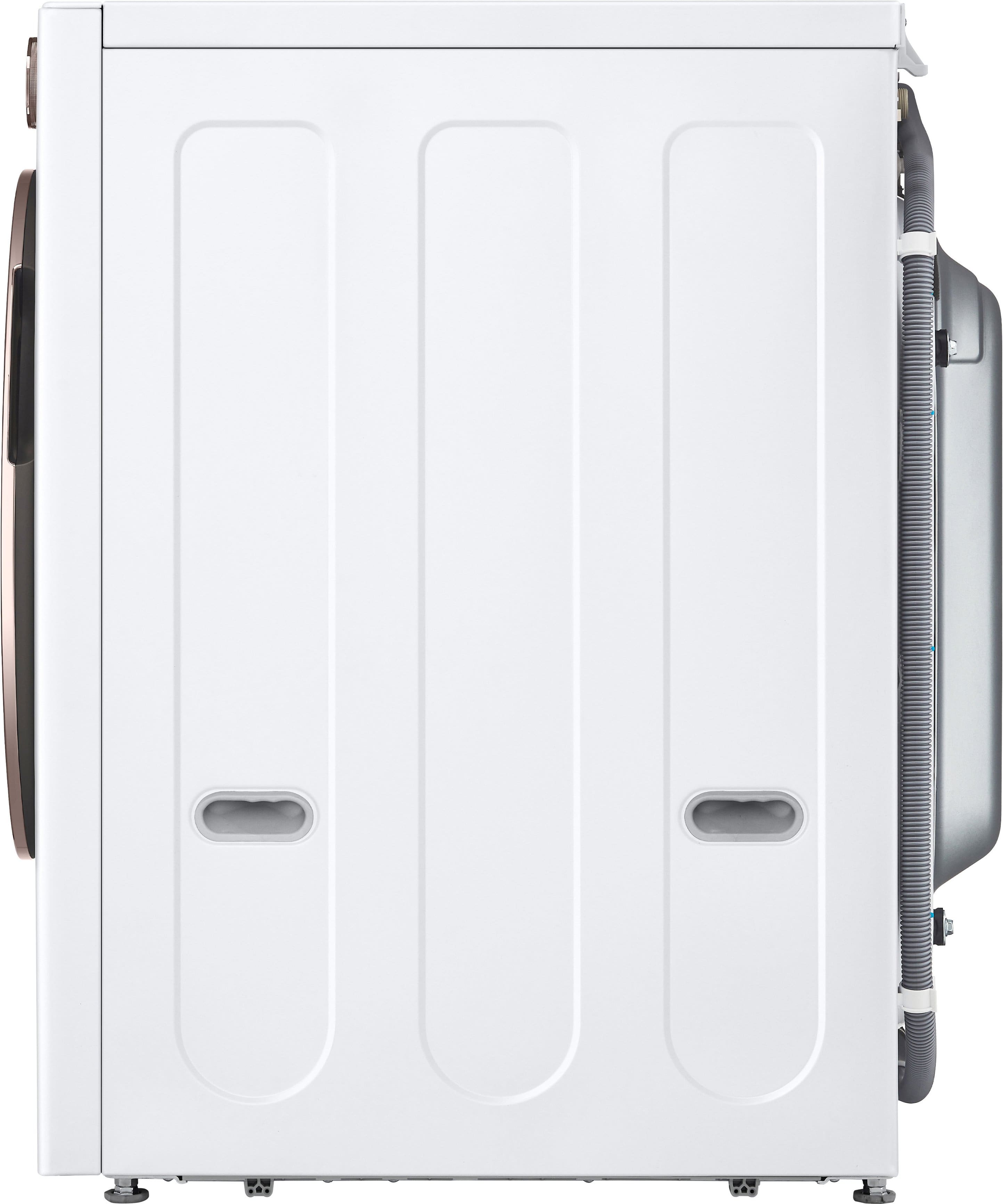 Alt View 28. LG - 5.0 Cu. Ft. High-Efficiency Smart Front Load Washer with Steam and TurboWash 360 - White.