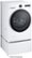Alt View 30. LG - 5.0 Cu. Ft. High-Efficiency Smart Front Load Washer with Steam and TurboWash 360 - White.