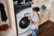 Alt View 34. LG - 5.0 Cu. Ft. High-Efficiency Smart Front Load Washer with Steam and TurboWash 360 - White.
