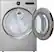 Alt View 14. LG - 7.4 Cu. Ft. Smart Electric Dryer with Steam and Sensor Dry - Graphite Steel.
