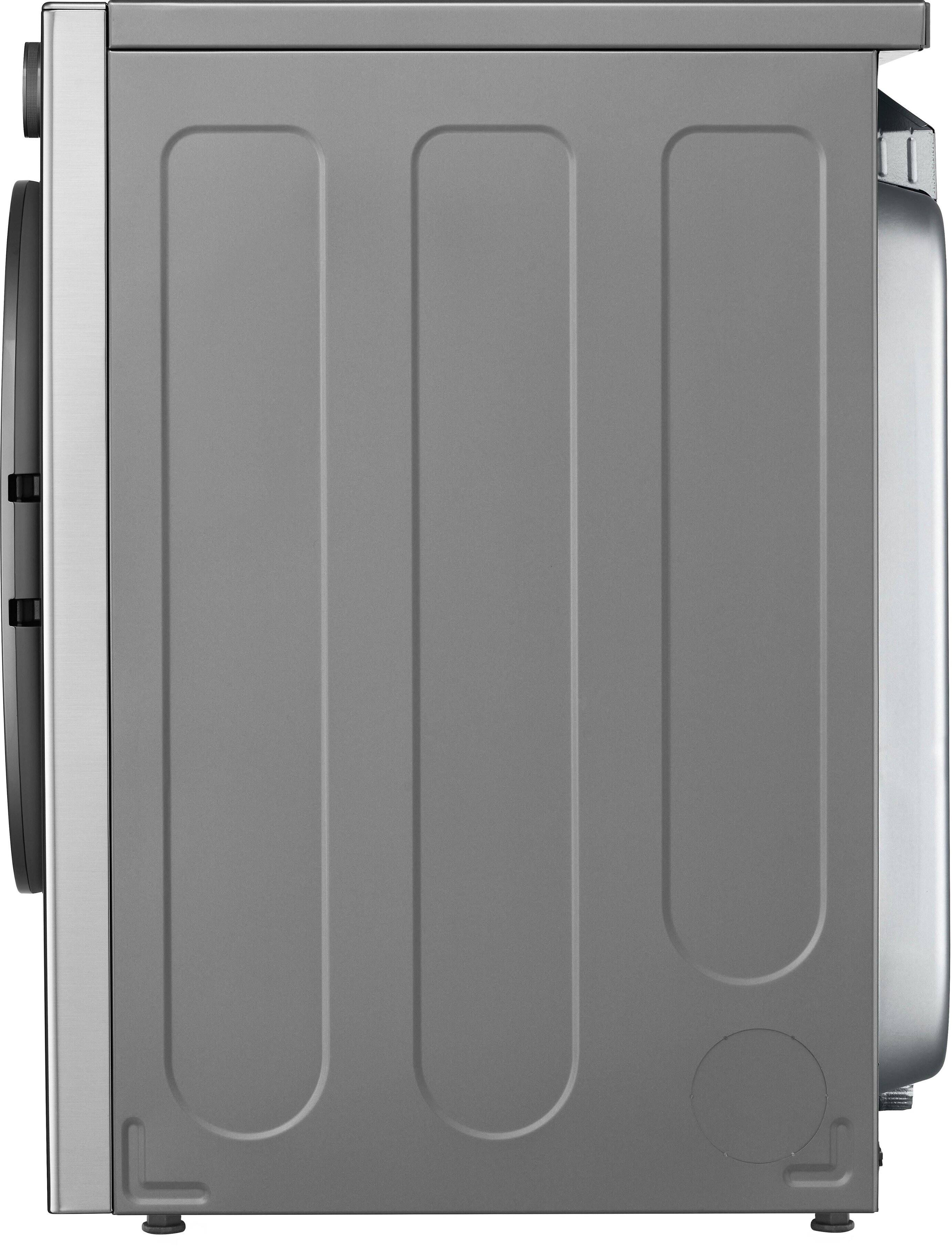 Alt View 29. LG - 7.4 Cu. Ft. Smart Electric Dryer with Steam and Sensor Dry - Graphite Steel.