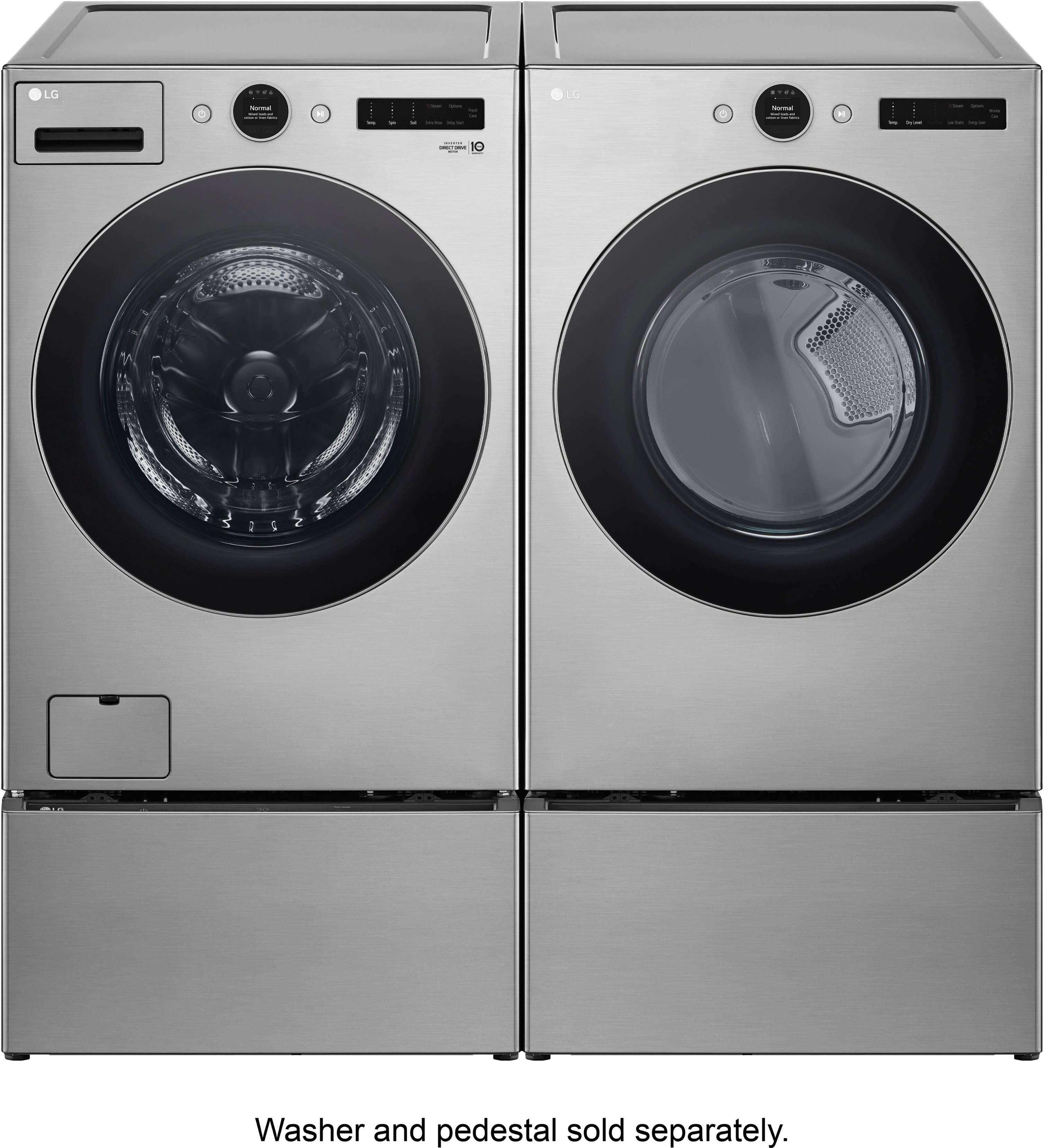LG 9.0 Cu. Ft. Electric Dryer with Steam and Sensor Dry Graphite steel  DLEX8100V - Best Buy