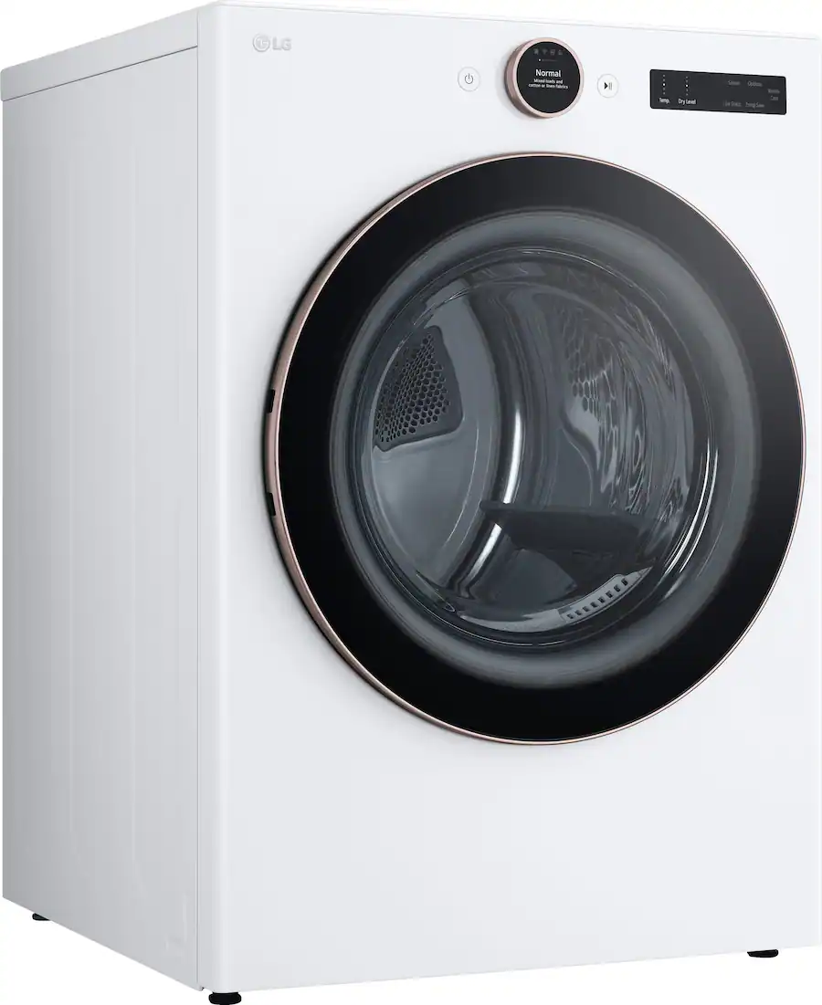 LG 7.4 Cu. Ft. Stackable Smart Gas Dryer with Steam and Sensor Dry ...
