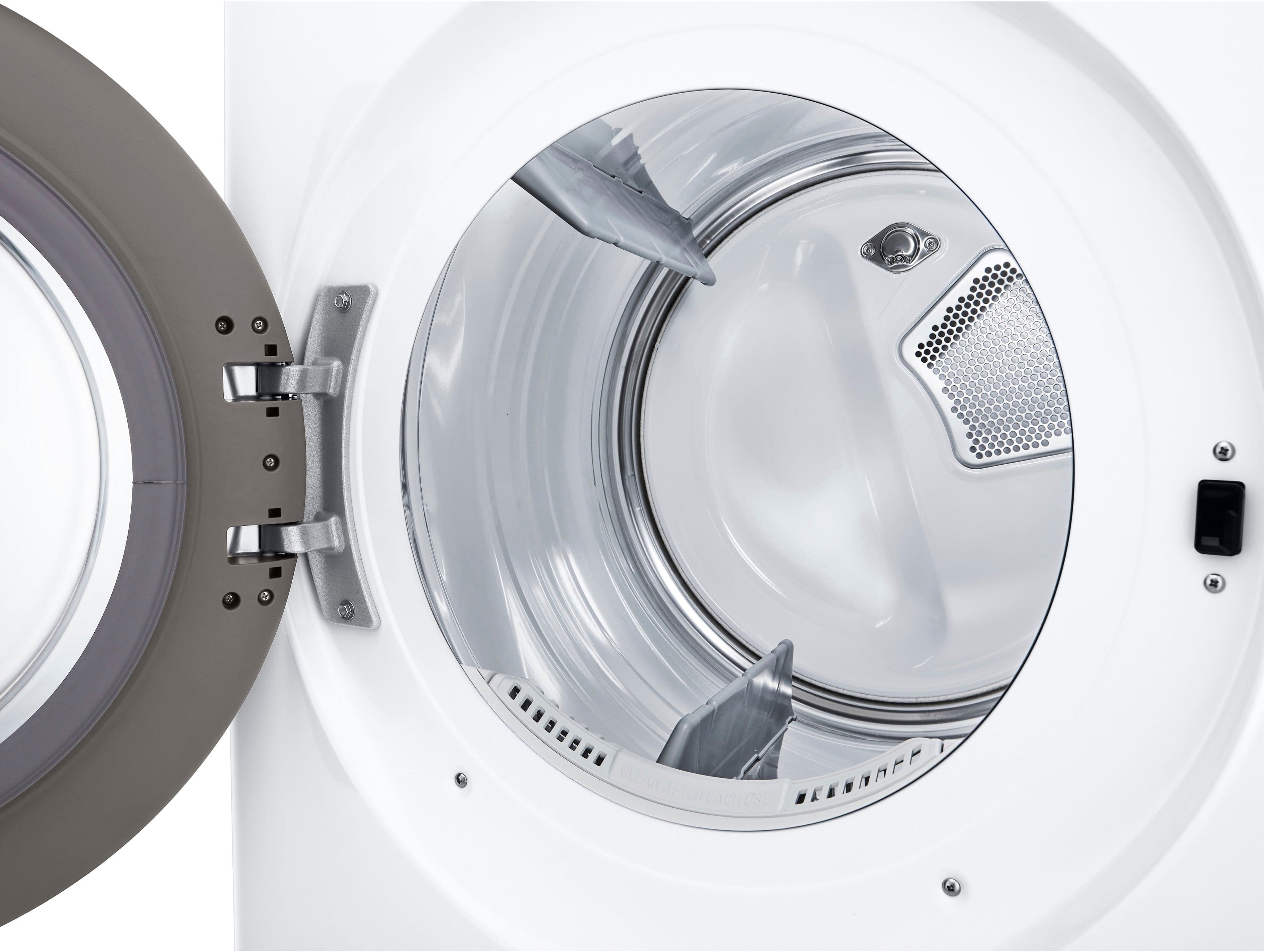 Alt View 18. LG - 7.4 Cu. Ft. Smart Gas Dryer with Steam and Sensor Dry - White.