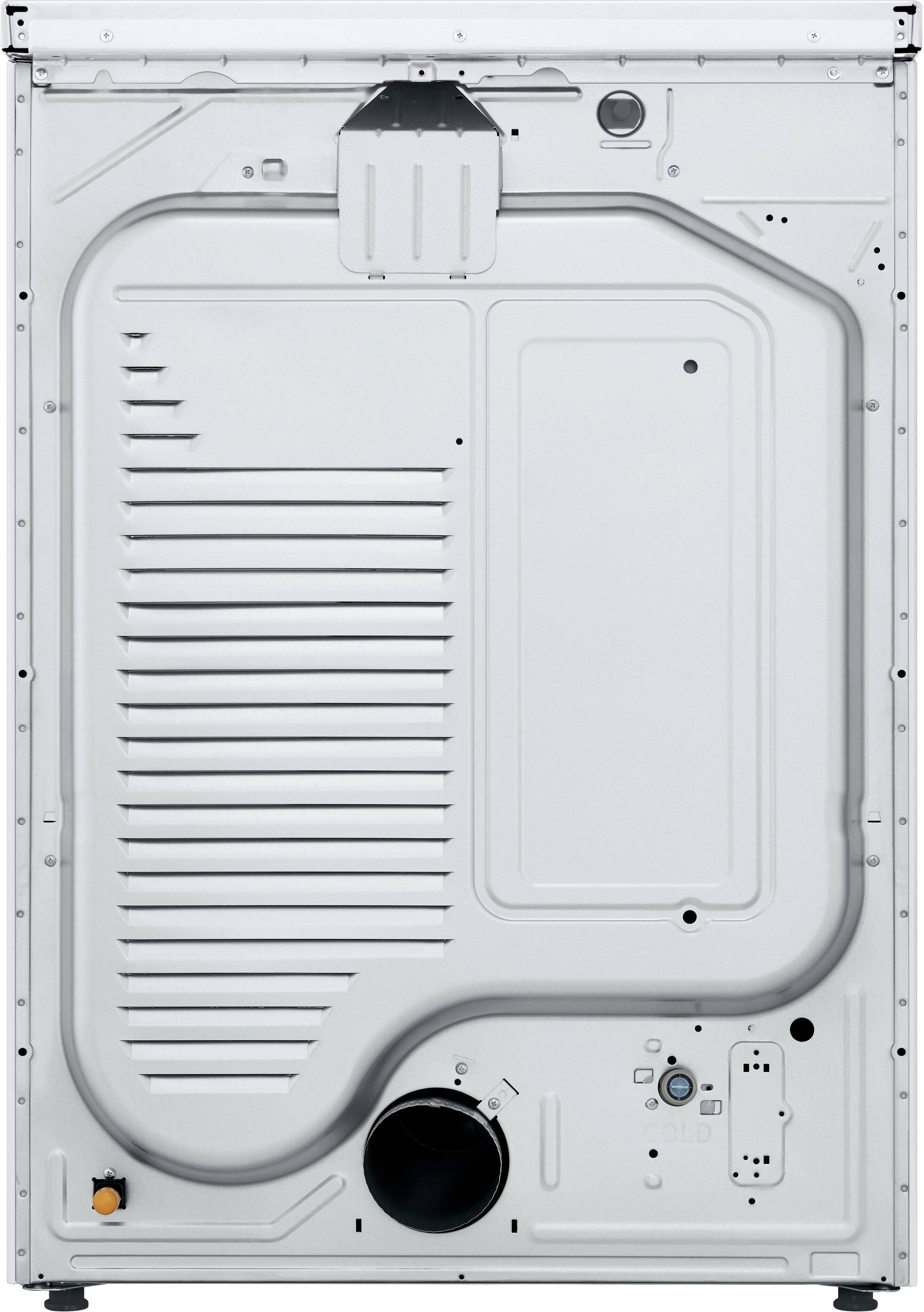 Alt View 20. LG - 7.4 Cu. Ft. Smart Gas Dryer with Steam and Sensor Dry - White.