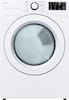 Front. LG - 7.4 Cu. Ft. Gas Dryer with Wrinkle Care - White.