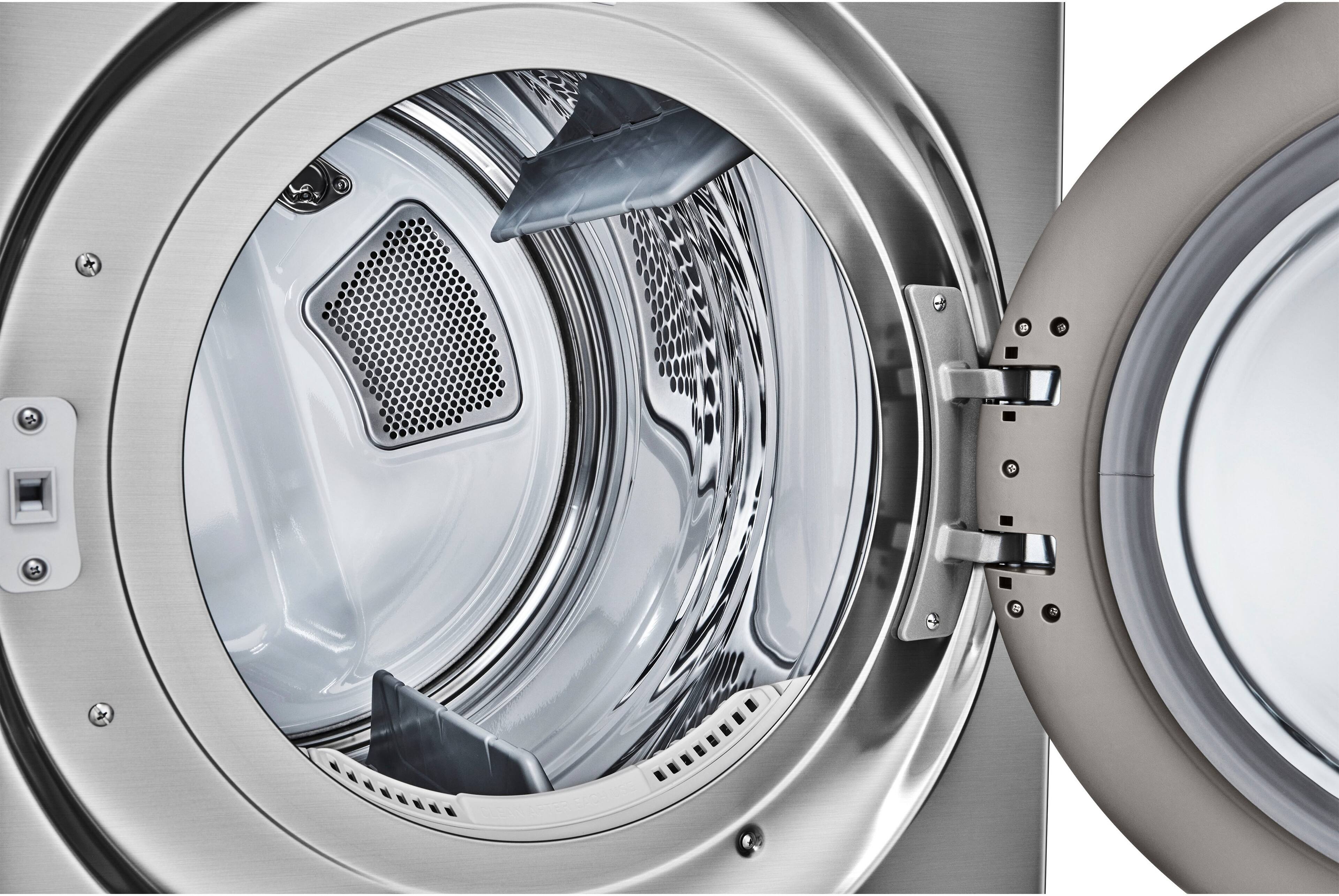 Alt View 28. LG - 7.4 Cu. Ft. Smart Gas Dryer with Steam and Sensor Dry - Graphite Steel.