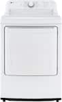 LG - 7.3 Cu. Ft. Gas Dryer with Sensor Dry - White