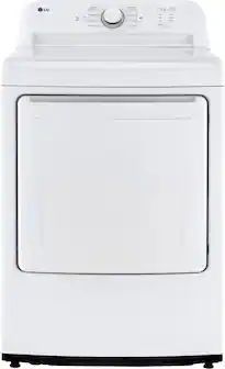 LG - 7.3 Cu. Ft. Gas Dryer with Sensor Dry - White