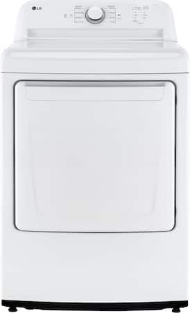 LG - 7.3 Cu. Ft. Gas Dryer with Sensor Dry - White