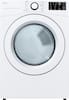 Front. LG - 7.4 Cu. Ft. Electric Dryer with Wrinkle Care - White.