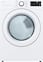 LG - 7.4 Cu. Ft. Stackable Electric Dryer with Wrinkle Care - White