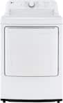 LG - 7.3 Cu. Ft. Electric Dryer with Sensor Dry - White