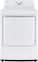 LG - 7.3 Cu. Ft. Electric Dryer with Sensor Dry - White
