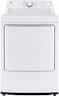 LG - 7.3 Cu. Ft. Electric Dryer with Sensor Dry - White