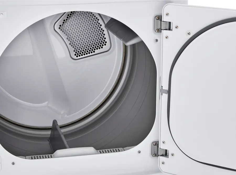Alt View 15. LG - 7.3 Cu. Ft. Electric Dryer with Sensor Dry - White.