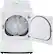 Alt View 3. LG - 7.3 Cu. Ft. Electric Dryer with Sensor Dry - White.