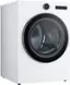 Angle. LG - 7.4 Cu. Ft. Smart Electric Dryer with Steam and Sensor Dry - White.