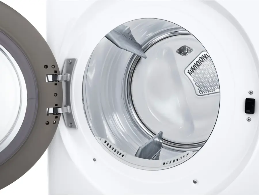 Alt View 25. LG - 7.4 Cu. Ft. Smart Electric Dryer with Steam and Sensor Dry - White.