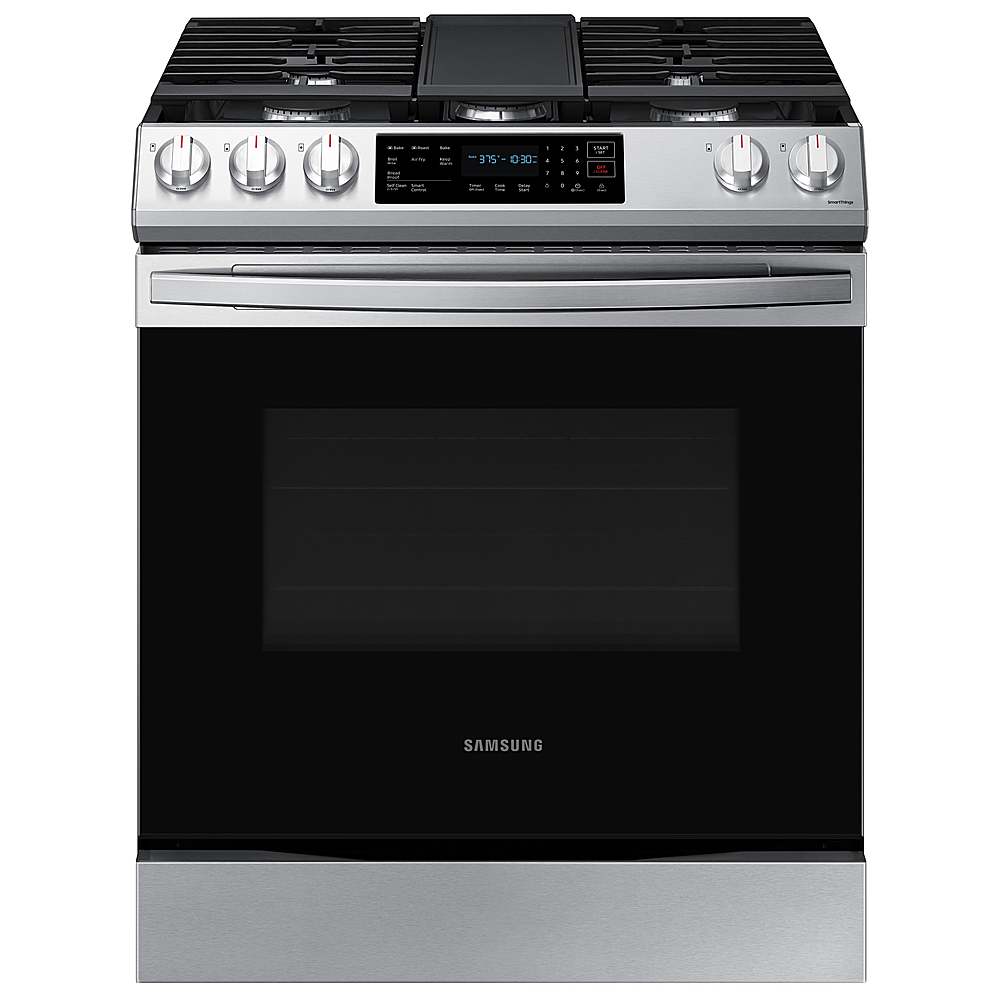 Samsung 6.0 cu. ft. Smart Slide-in Gas Range with Air Fry in