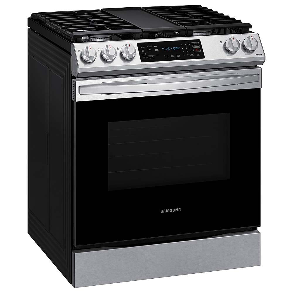 Samsung 6.0 cu. ft. Smart Slide in Gas Range with Air Fry & Convection ...