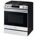 Alt View 17. Samsung - BESPOKE 6.0 cu. ft. Smart Slide-in Gas Range with Air Fry & Convection - White Glass.