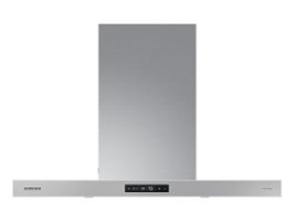 Samsung - 36" Bespoke Smart Wall Mount Hood - Bespoke Clean Gray Panel - Front_Zoom
