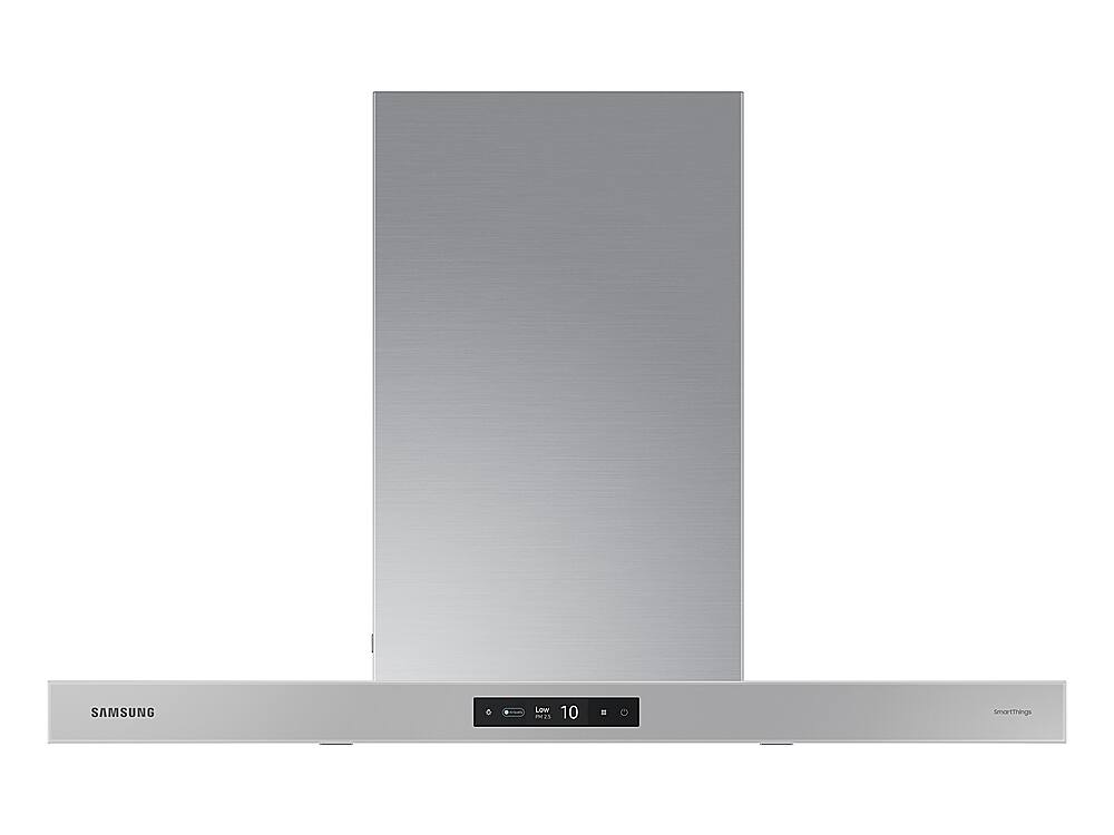 Front. Samsung - 36" BESPOKE Smart Wall Mount Hood - Gray.