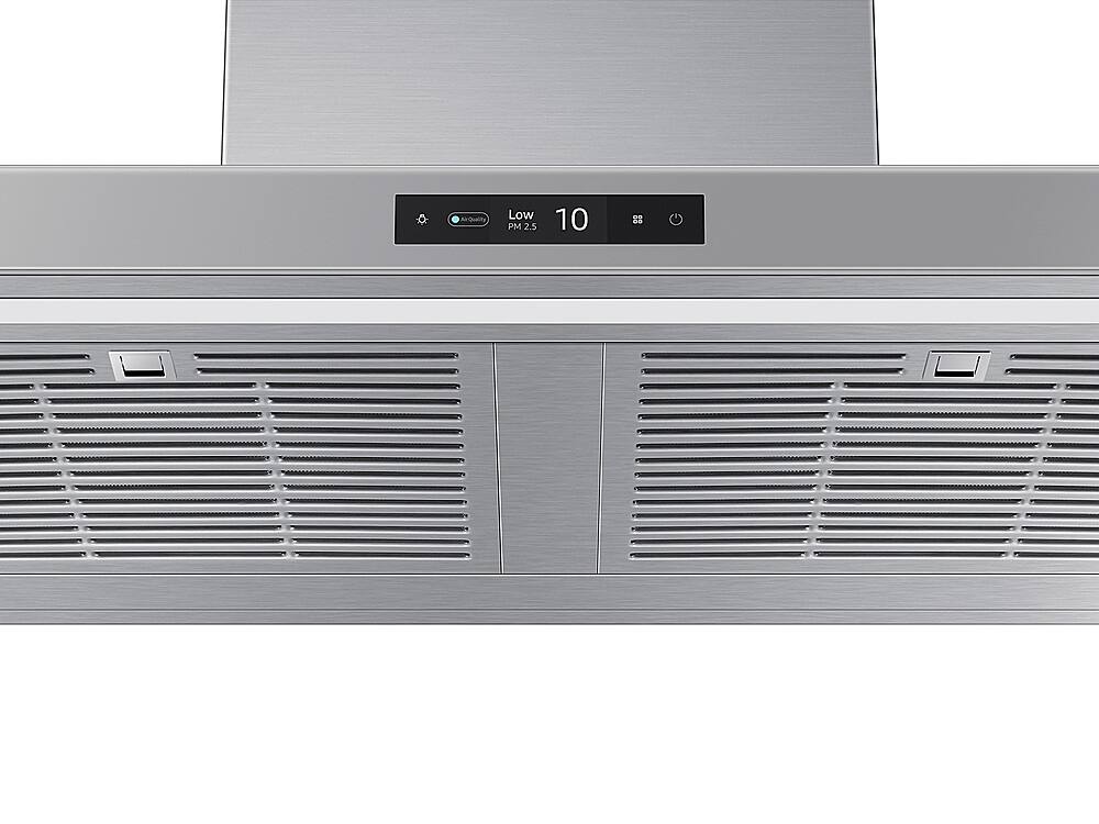 Alt View 15. Samsung - 36" BESPOKE Smart Wall Mount Hood - Gray.