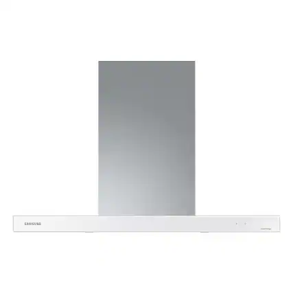 Front. Samsung - 36" BESPOKE Smart Wall Mount Hood - white.