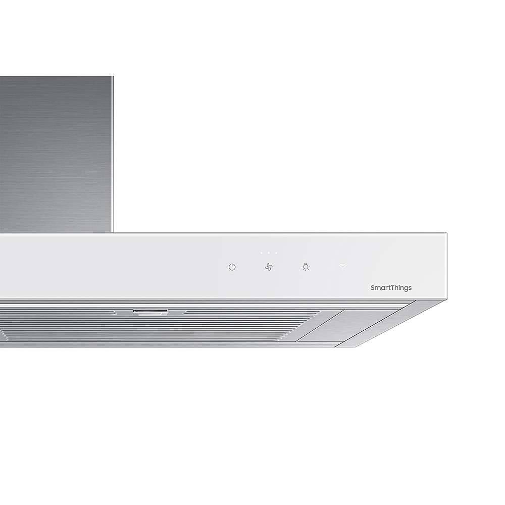 Alt View 15. Samsung - 36" BESPOKE Smart Wall Mount Hood - white.