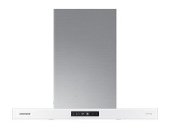 Samsung - 30" Bespoke Smart Wall Mount Hood - Bespoke Clean White Panel - Front_Zoom