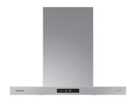 Samsung - 30" Bespoke Smart Wall Mount Hood - Bespoke Clean Gray Panel - Front_Zoom