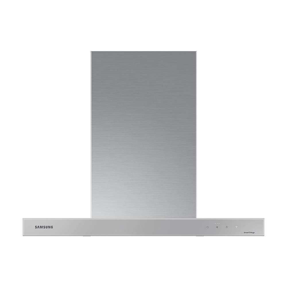 Samsung BESPOKE - 29 inches - Convertible - Wall Range Hood - Gray - Front_Zoom